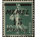 The Seederess, italic overprint Memel - Germany / Old German States / Memel Territory 1922 - 15