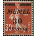 The Seederess, italic overprint Memel - Germany / Old German States / Memel Territory 1922 - 30