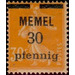 The Seederess, overprint Memel - Germany / Old German States / Memel Territory 1920 - 30