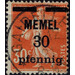 The Seederess, overprint Memel - Germany / Old German States / Memel Territory 1921 - 30