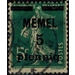 The Seederess, overprint Memel - Germany / Old German States / Memel Territory 1921 - 5