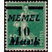 The Seederess, overprint Memel - Germany / Old German States / Memel Territory 1922 - 10