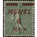 The Seederess, overprint Memel - Germany / Old German States / Memel Territory 1922 - 6