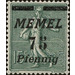 The Seederess, overprint Memel - Germany / Old German States / Memel Territory 1922 - 75