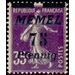 The Seederess, overprint Memel - Germany / Old German States / Memel Territory 1922 - 75