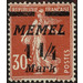 The Seederess, overprint Memel - Germany / Old German States / Memel Territory 1922