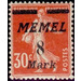 The Seederess, overprint Memel - Germany / Old German States / Memel Territory 1922 - 8