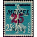 The Seederess, overprint Memel - Germany / Old German States / Memel Territory 1923 - 25