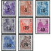 Time stamp series  - Germany / German Democratic Republic 1954 Set