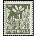 Time stamp series  - Germany / Sovj. occupation zones / Berlin und Brandenburg 1945 - 30 Pfennig