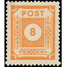 Time stamp series  - Germany / Sovj. occupation zones / East Saxony 1945 - 8 Pfennig