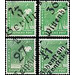 Time stamp series  - Germany / Sovj. occupation zones / General issues 1948 - 10 Pfennig