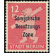 Time stamp series  - Germany / Sovj. occupation zones / General issues 1948 - 12 Pfennig