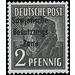 Time stamp series  - Germany / Sovj. occupation zones / General issues 1948 - 2 Pfennig