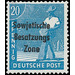 Time stamp series  - Germany / Sovj. occupation zones / General issues 1948 - 20 Pfennig