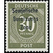 Time stamp series  - Germany / Sovj. occupation zones / General issues 1948 - 30 Pfennig