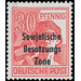 Time stamp series  - Germany / Sovj. occupation zones / General issues 1948 - 30 Pfennig