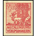 Time stamp series  - Germany / Sovj. occupation zones / Mecklenburg-Vorpommern 1945 - 4 Pfennig