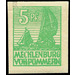 Time stamp series  - Germany / Sovj. occupation zones / Mecklenburg-Vorpommern 1945 - 5 Pfennig