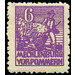 Time stamp series  - Germany / Sovj. occupation zones / Mecklenburg-Vorpommern 1945 - 6 Pfennig