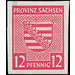 Time stamp series  - Germany / Sovj. occupation zones / Province of Saxony 1945 - 12 Pfennig