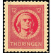 Time stamp series  - Germany / Sovj. occupation zones / Thuringia 1945 - 12 Pfennig