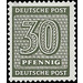 Time stamp series  - Germany / Sovj. occupation zones / West Saxony 1945 - 30 Pfennig