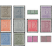 Time stamp series  - Germany / Sovj. occupation zones / West Saxony 1945 Set