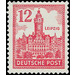 Time stamp series  - Germany / Sovj. occupation zones / West Saxony 1946 - 12 Pfennig