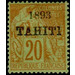 Type Alphée Dubois - Polynesia / Tahiti 1893 - 20