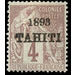 Type Alphée Dubois - Polynesia / Tahiti 1893 - 4