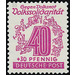 Volkssolidarität  - Germany / Sovj. occupation zones / West Saxony 1946 - 40 Pfennig