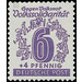 Volkssolidarität  - Germany / Sovj. occupation zones / West Saxony 1946 - 6 Pfennig