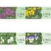 Wild flowers franking labels - Åland Islands 2020 Set