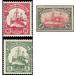 Yacht Hohenzollern (Watermarked) - Melanesia / German New Guinea 1914 Set